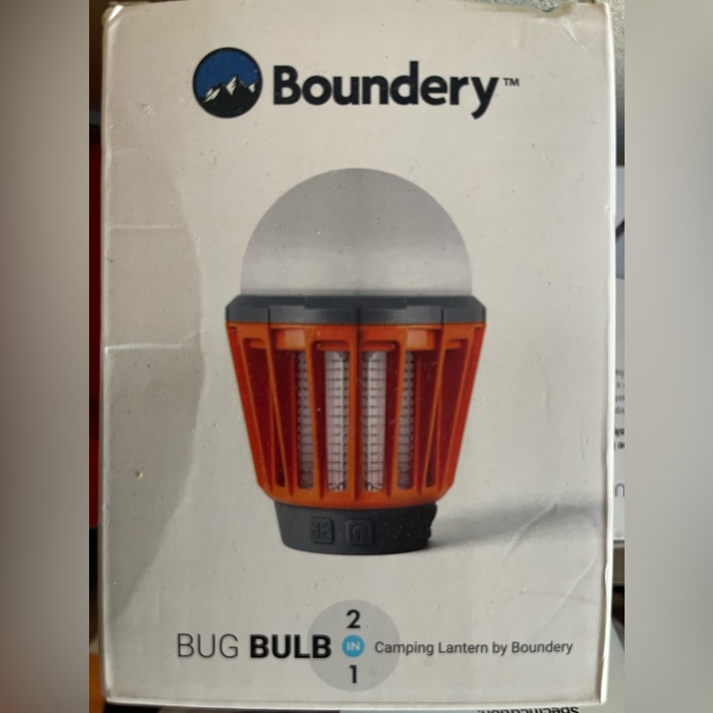Boundery Bug Bulb with LED light Portable for camping